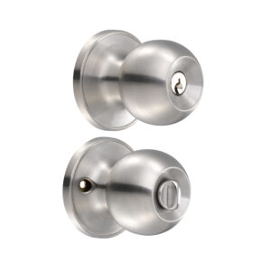 10PO Cerradura de pomo (bola) para recámara, acero inox. Lock