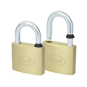 13CA Juego de 2 candados latón gancho corto 40mm Lock