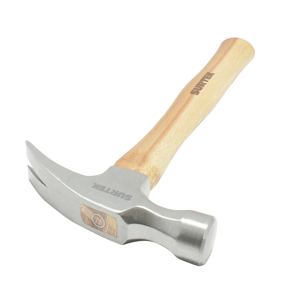 416PR Martillo de uña recta 16oz boca pulida Surtek
