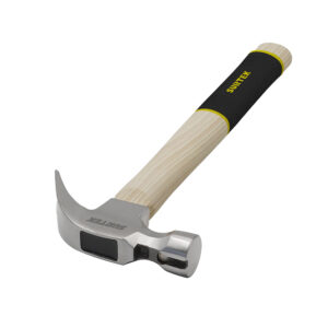 420CG Martillo de uña recta pulido con mango de madera, 20 oz Surtek