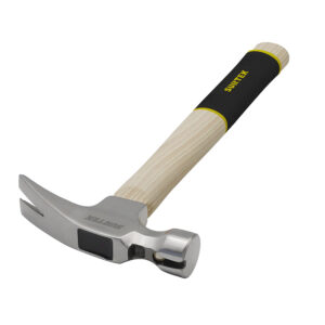 424FG Martillo de uña recta con cabeza fresada con mango de madera, 24 oz Surtek