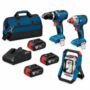 BCH-0615A002P3 COMBO 18V BRUSHLESS GDX 18-285 + GSB 18-65 + GLI 18V-3000