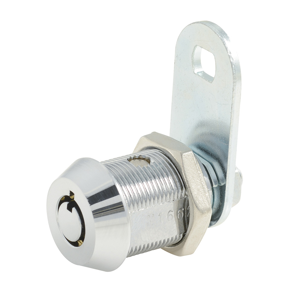 L050TPCBB Cerradura para mueble tubular cromo brillante Lock