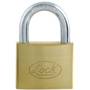 L22S38ELBB Candado de acero corto llave estándar 38mm latonado Lock