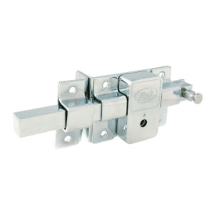 L590DCB Cerradura derecha barra libre; tetra cromo brillante Lock