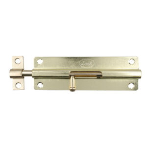 PABL4 Pasador de sobreponer tipo barril acabado latón brillante, 4 cm Lock