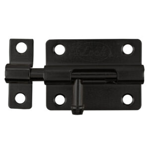 PABN8 Pasador de sobreponer tipo barril acabado latón negro, 8 cm Lock