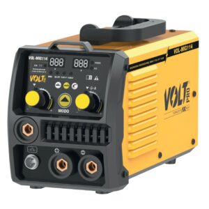 VOL-MIG114 SOLDADORA INVERTER FLUX MIG NO GAS, ELECTRODO Y TIG LIFT 40-120A 120V 2 DISPLAY